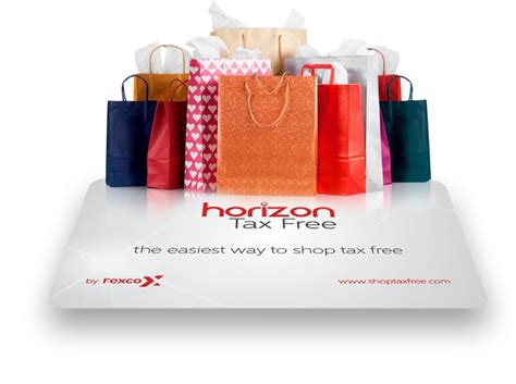 horizon tax free shopping card.